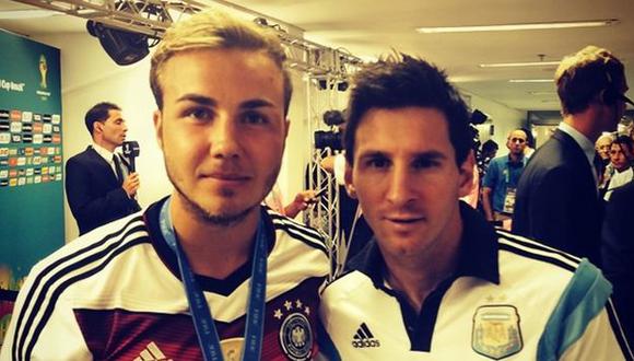 Mario Gotze elogió el buen juego de Lionel Messi. (Instagram/Mario Gotze)