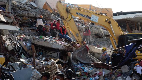 Ecuador: Perro fue rescatada de escombros tras terremoto, pero muchos más necesitan ayuda (AFP)