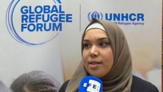 Anwar Horani, la joven símbolo refugiada, a quien Europa reconoce sus estudios superiores