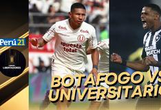 ¡Por los tres puntos! Universitario vs. Botafogo: Hora y alineaciones EN VIVO