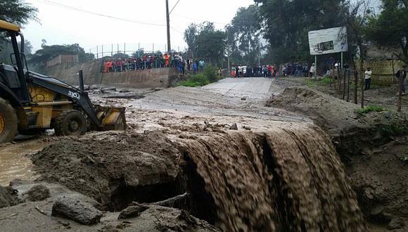 Huaycoloro: Alertan sobre eventual desborde del río en San Juan de Lurigancho. (USI)