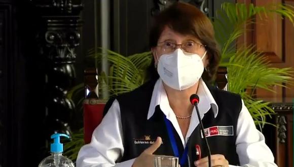 Presidente Francisco Sagasti confirma que Pilar Mazzetti también se vacunó