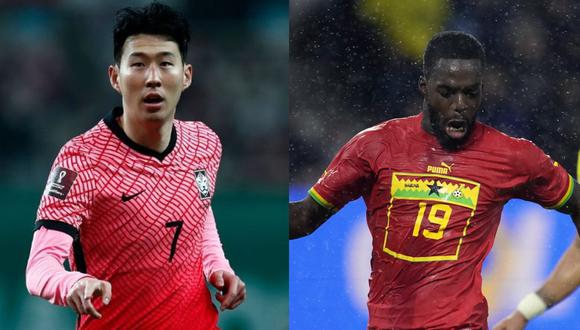 Corea del Sur y Ghana tienen como figuras a Son Heung-Min e Iñaki Williams | Fotos: Agencias