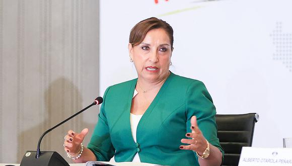 La presidenta de la República, Dina Boluarte, anunció nuevas medidas ante la crisis migratoria. (Foto: Presidencia)