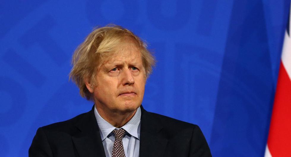 Imagen del primer ministro británico Boris Johnson. (Hollie Adams / POOL / AFP).
