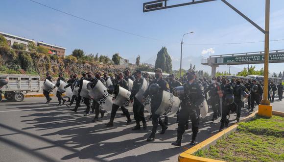 Policía asignará más efectivos para mantener la tranquilidad ante posibles ataques de manifestantes en nuestra capital. (Foto: Difusión)