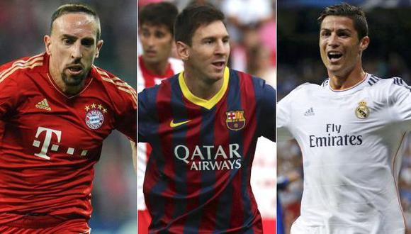 Messi ha ganado cuatro Balones de Oro. Cristiano y Ribery entran en la pelea. (EFE/Reuters)