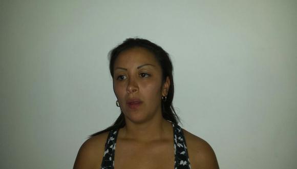 Rosa Mía Gonzales Scotto fue capturada el jueves en Miraflores. (PNP)