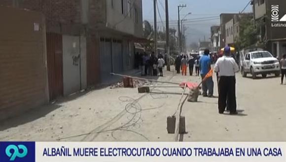 Obrero murió electrocutado cuando trabajaba al interior de una vivienda en Chosica. (Latina)