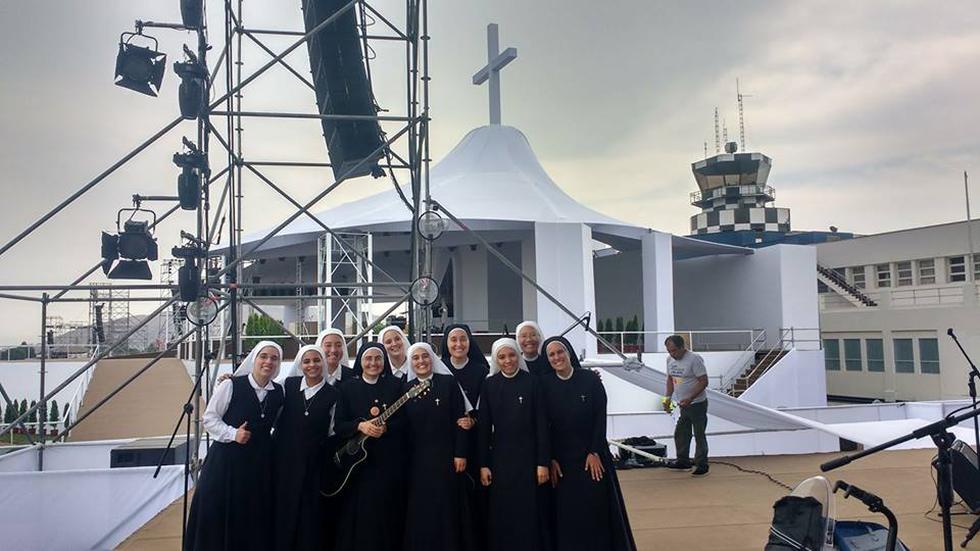 Misa del papa Francisco en Perú: 'Monjas rockeras' tocarán en la ceremonia del Sumo Pontífice. (Siervas/Facebook)