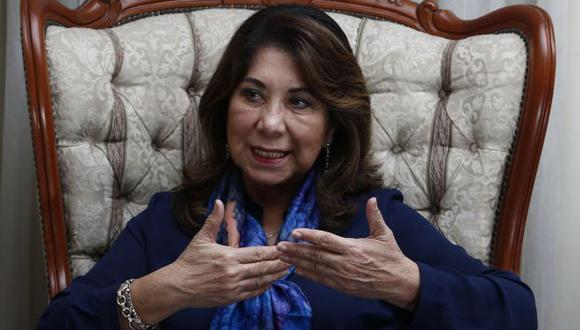 Martha Chávez: “Me pareció acertado y Keiko Fujimori convocara a nuevas personas para el Congreso”. (Ernesto Quilcate/USI)