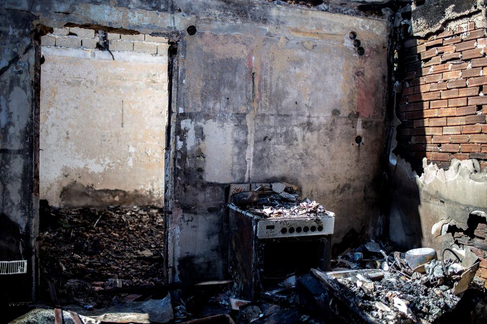 "Fue un incendio enorme con llamas de 20 metros de altura", dijo el jefe de la protección civil, Nikos Hardalias, en el canal de televisión Antenna TV. (Foto: AFP)
