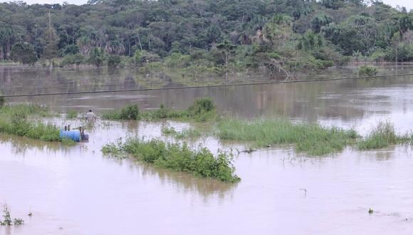 Desborde del rio generó grandes pérdidas materiales. (Richard Ramos/Perú21)