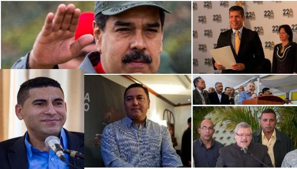 Seis candidatos compiten por gobernar Venezuela.