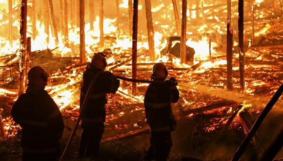 Incendio en Manaus, estado de Amazonas, Brasil, en diciembre del 2018. (Foto referencial: AFP)