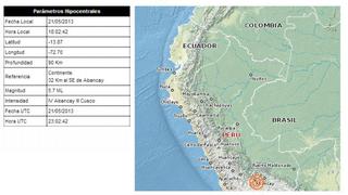 Confirman daños materiales por sismo en Apurímac