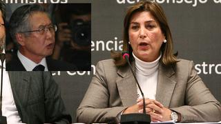 Ministra Eda Rivas dice que indulto para Alberto Fujimori no es prioridad