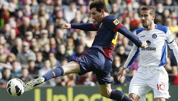 SIEMPRE ESTÁ. Messi sumó 35 goles en 23 fechas de liga. (AP)