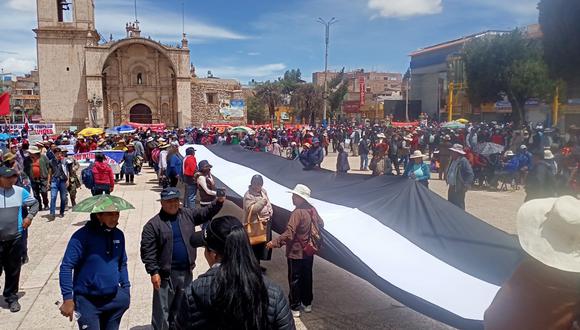 Solidaridad con fallecidos en protestas en Puno. (Foto: Difusión)