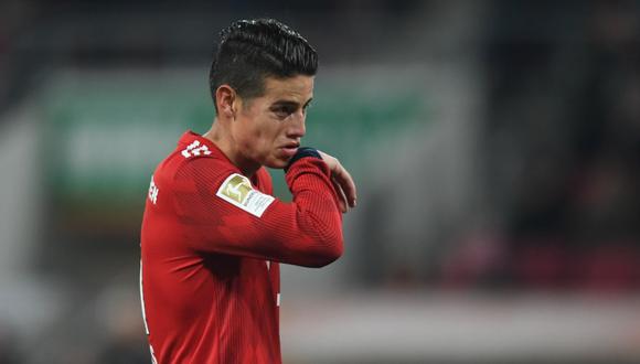 James Rodríguez está cedido en el Bayern hasta terminar esta temporada. (Foto: AFP)