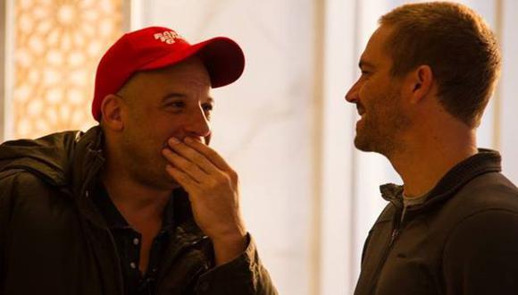Paul Walker con Vin Diesel era buenos amigos delante y detrás de cámaras. (Facebook)