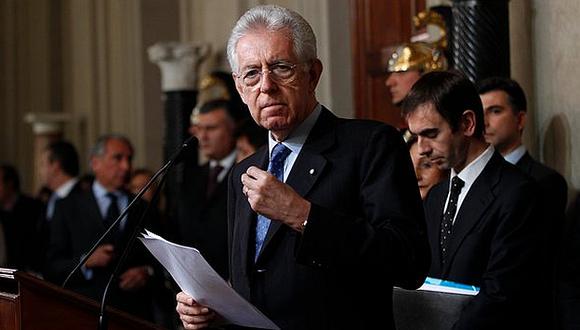 Monti calificó como alentadoras las últimas emisiones obligatorias del Tesoro italiano. (Reuters)