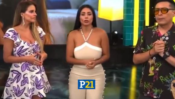 Pamela Franco reaparece en 'Consume Perú'. (Foto: Captura América TV)