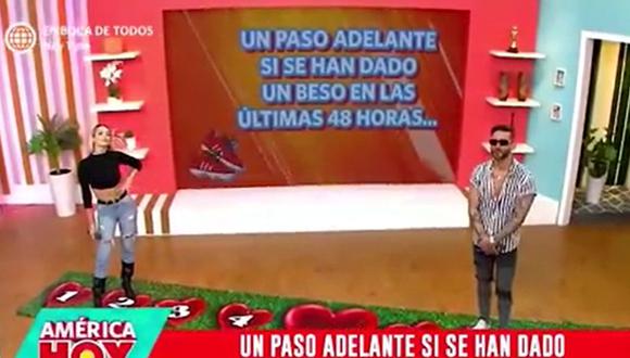 Diego Val negó relación con Milett Figueroa y confirmó beso con Macarena Gastaldo. (Foto: Captura de video)