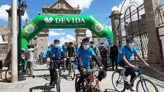Puno: Decenas de ciclistas participan de bicicleteada para promover el turismo en la región