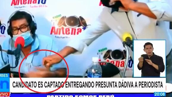 Emisora anunció la cancelación del programa tras entrevista a candidato de  Somos Perú. (Captura TV Perú)