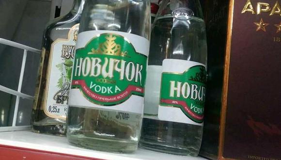 Botella de vodka "Novichok" lanzada por&nbsp;Bristol Dry Gin. (Foto: Twitter)