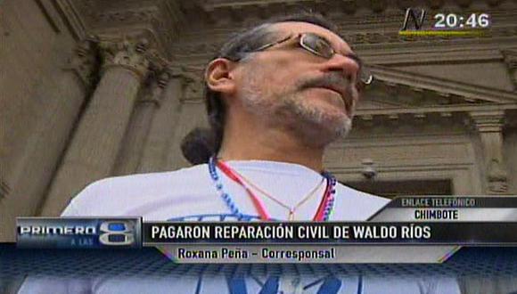 Waldo Ríos pedirá ser habilitado para ejercer como presidente regional luego de para la reparación civil al Estado. (Canal N)