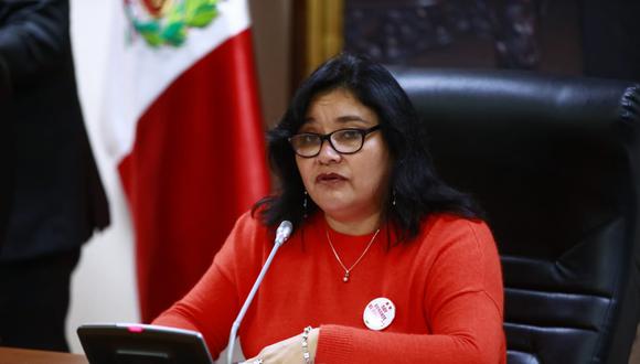 La titular de la Comisión de Ética, Janet Sánchez, dijo que el tema de la "conciliación" ya se ha dado antes en el grupo de trabajo. (Foto: Congreso)