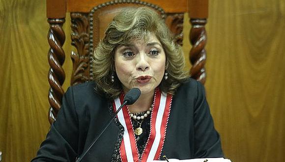 La fiscal de la Nación Zoraida Ávalos negó haberse vacunado contra el COVID-19 (GEC).