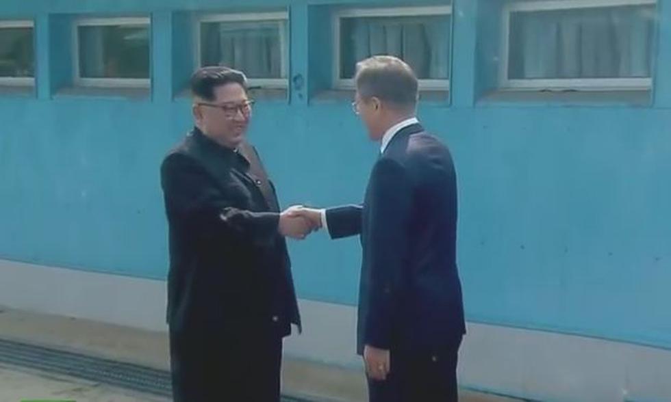 Líderes de las dos coreas se encuentran en la frontera para histórica Cumbre por la paz. (RT)