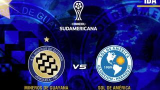 Mineros de Guayana vs. Sol de América EN VIVO vía DirecTV por la Copa Sudamericana