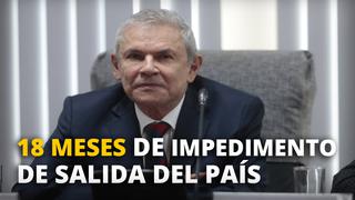 Luis Castañeda: Dictan 18 meses de impedimento de salida del país