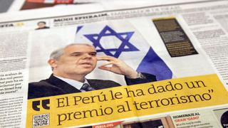 Perú le responde al embajador de Israel