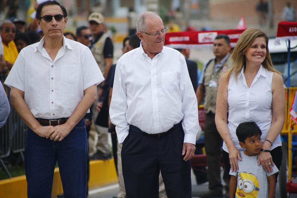 Martín Vizcarra, PPK y Mercedes Aráoz (Luis Centurión/Perú21)