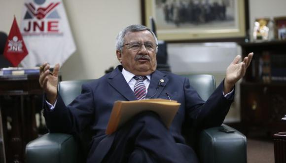 Francisco Távara, presidente del JNE, le pide a Ollanta Humala mantenerse neutral. (Perú21)