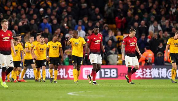 Manchester United perdió 2-1 ante el Wolverhampton por Premier League. (Getty Images)
