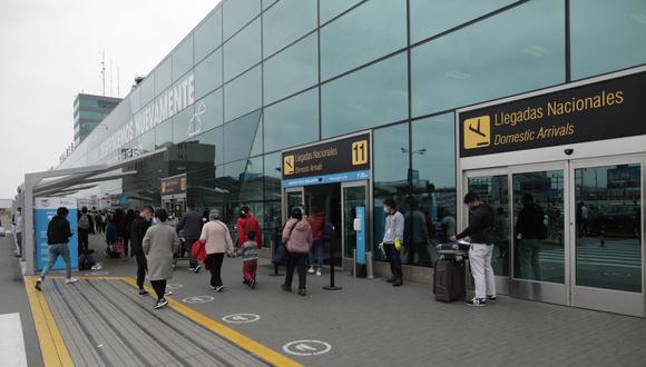 Aeropuerto Internacional Jorge Chávez de Lima opera sin contratiempos. (Foto: GEC)