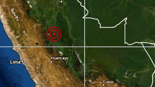 IGP reportó un sismo de magnitud 4.4 en Oxapampa