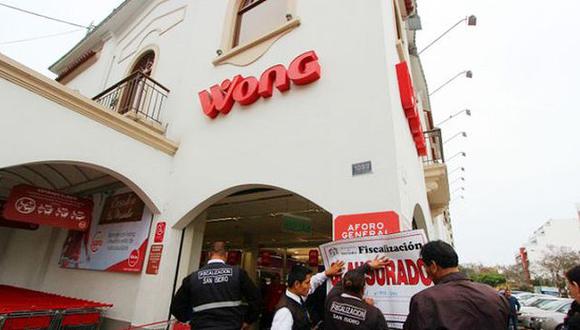 Local de Wong ahora deberá de subsanar los errores para reabrir el negocio. (Municipalidad de San Isidro)