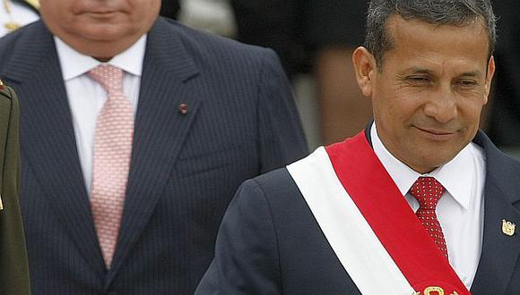 Ollanta Humala estuvo en la clausura del año académico en al escuela de oficiales de la PNP. (Perú21)