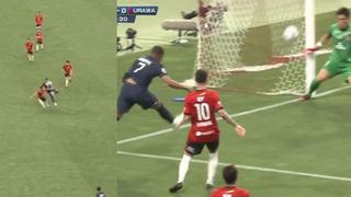 Kylian Mbappé y sus lujos antes de un gol: taco, control y definición para PSG en amistoso [VIDEO]