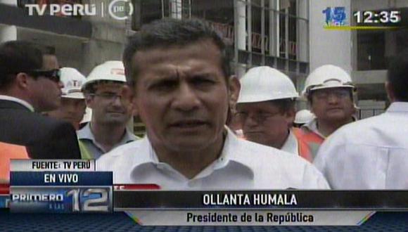 Ollanta Humala habló sobre caso de presunto espionaje. (Canal N)