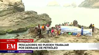 Ventanilla: Pescadores denuncian falta de trabajo tras derrame de petróleo “Si vendemos este pescado podemos intoxicar a la gente”