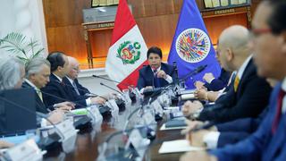 OEA recibe este jueves informe preliminar del Grupo de Alto Nivel que visitó Perú