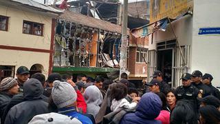 Huancavelica: Explosión dejó un herido y graves daños en el Mercado Central [Video]